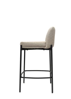 Barkruk Lylou Zand Stof – Set van 2