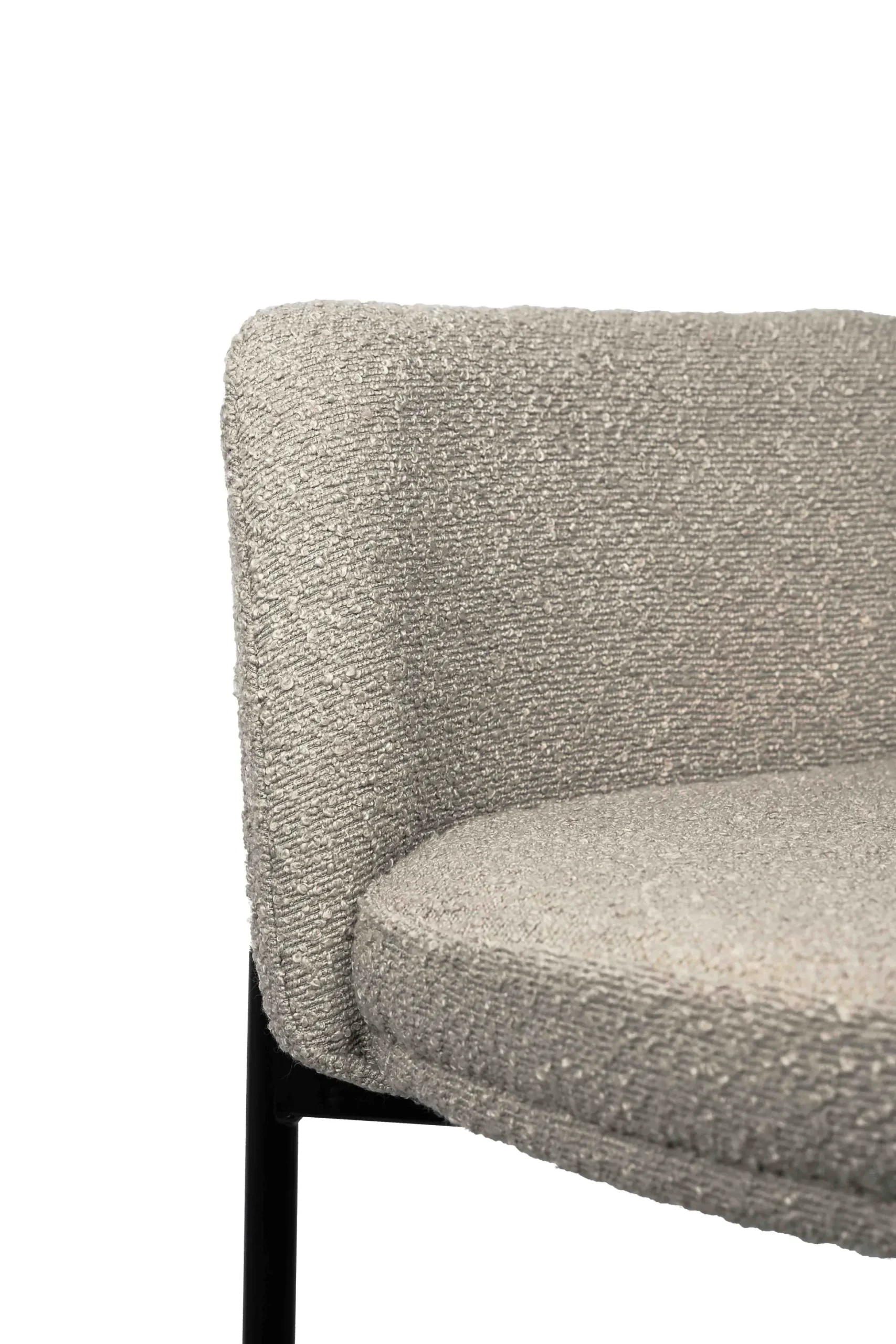 Barkruk Lylou Zand Stof – Set van 2