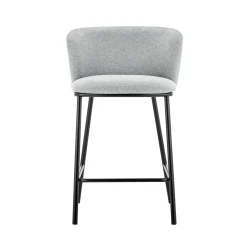 Barkruk Lynn Lichtgrijs – Set van 2