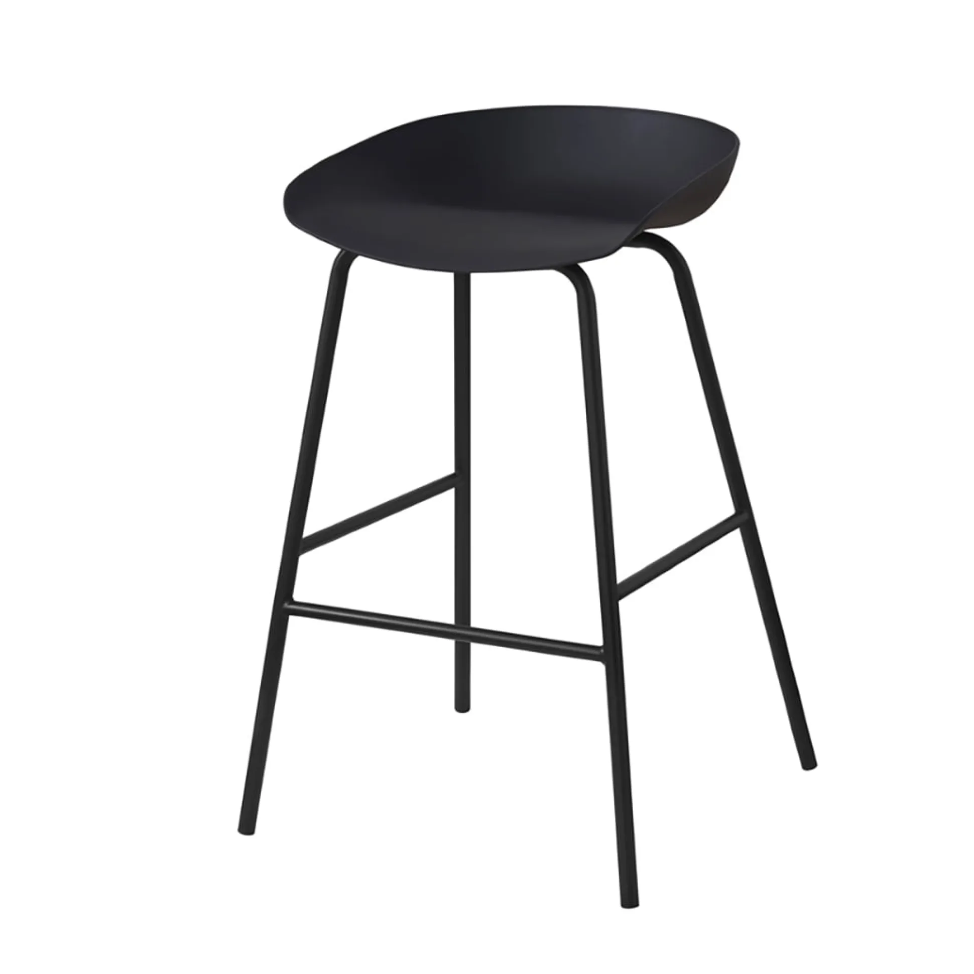 Barkruk Mickey Zwart – Set van 4