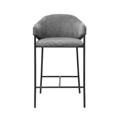 Barkruk Vieve Donkergrijs – Set van 2