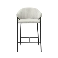 Barkruk Vieve Lichtgrijs – Set van 2