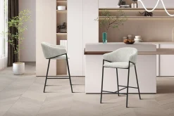 Barkruk Vieve Lichtgrijs – Set van 2