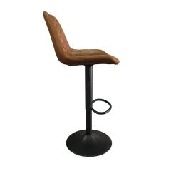 Barkruk Zoltan Cognac – Set van 2