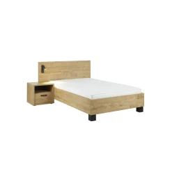 Bed Livia 90×200 cm Eiken