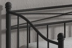 Bed Mabel Zwart 90x200cm