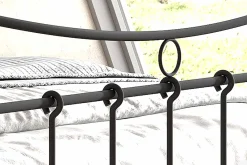 Bed Molly Zwart 140x200cm