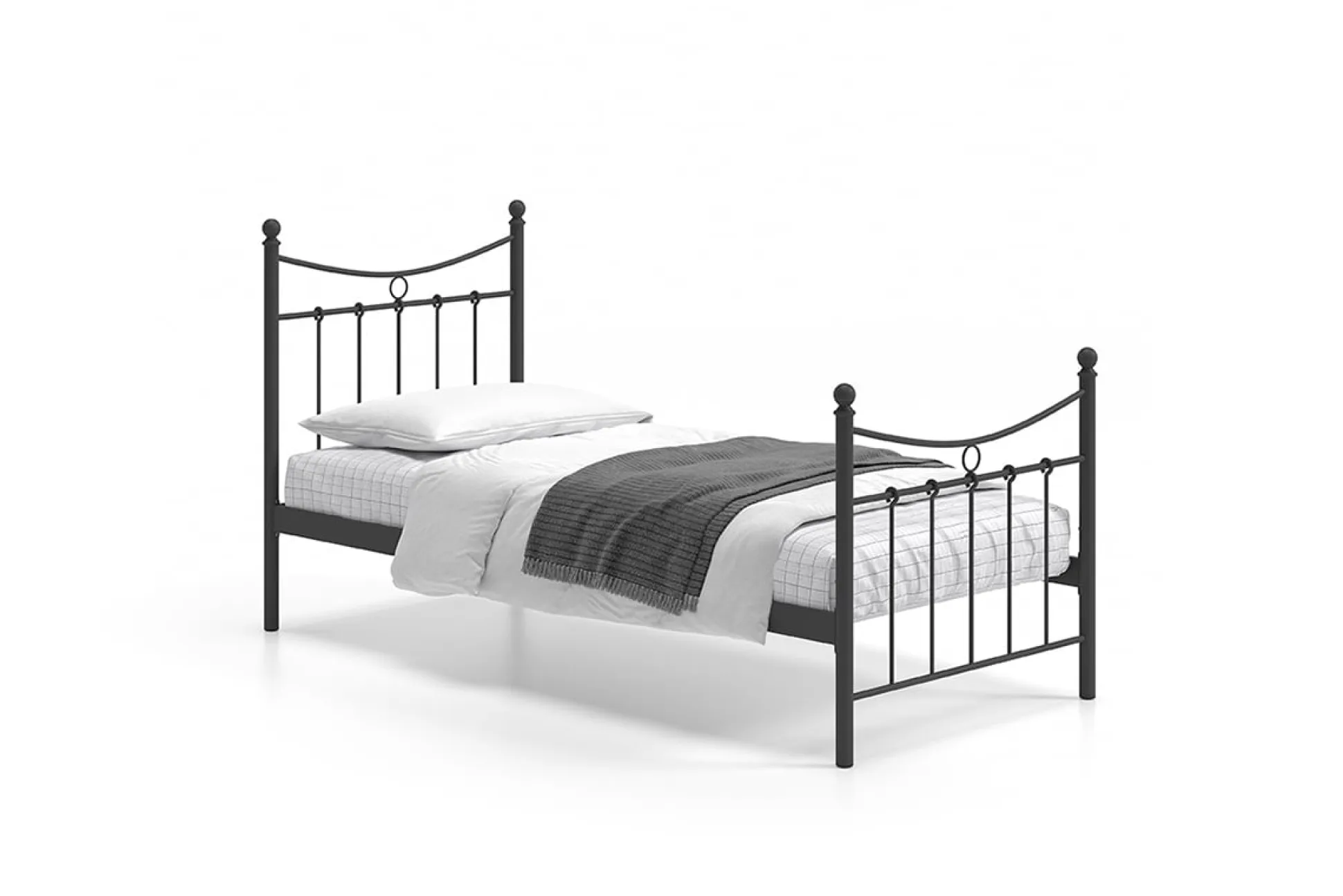 Bed Molly Zwart 90x200cm