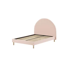 Bed Victoria Bouclé Roze 140×200 cm