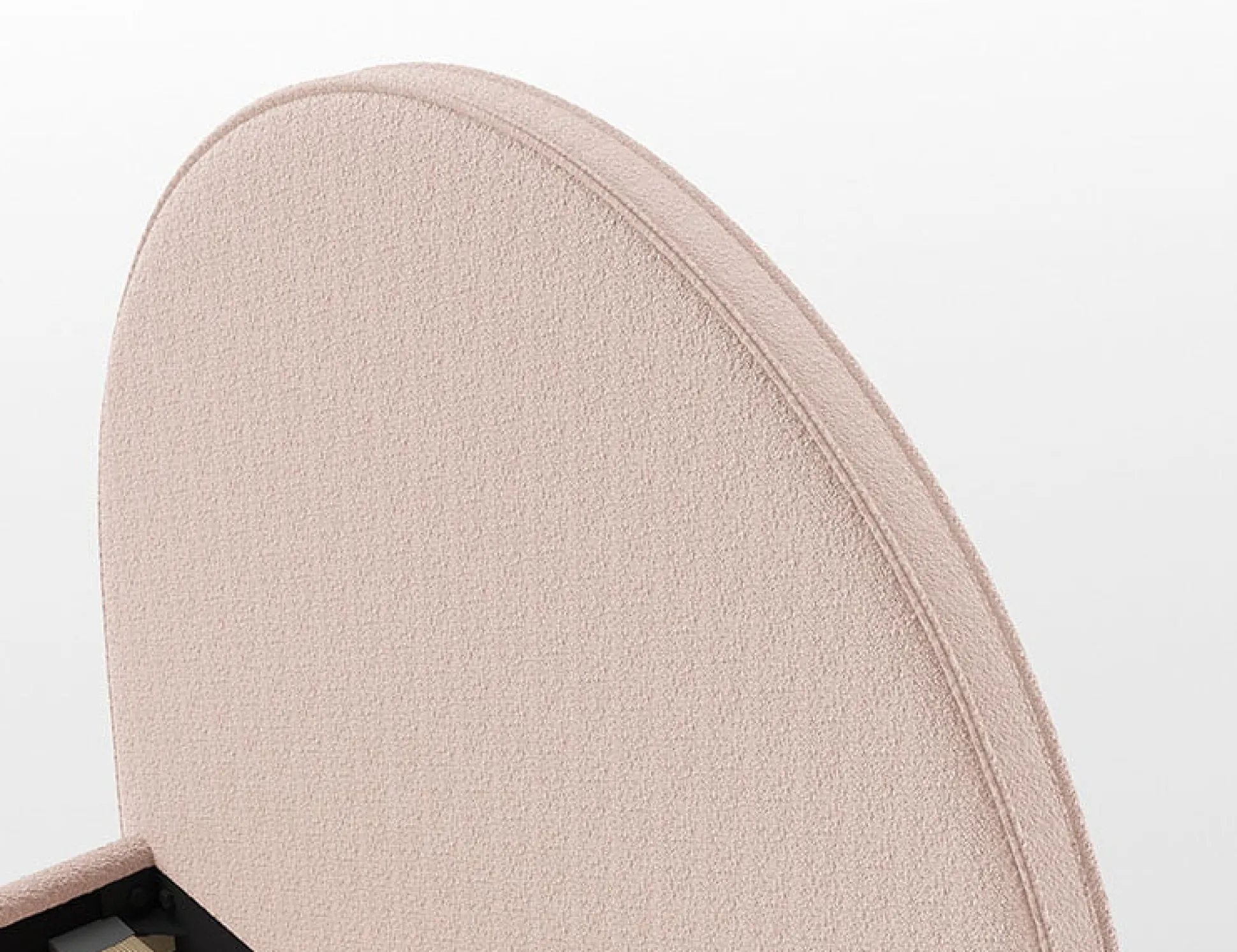 Bed Victoria Bouclé Roze 90×200 cm