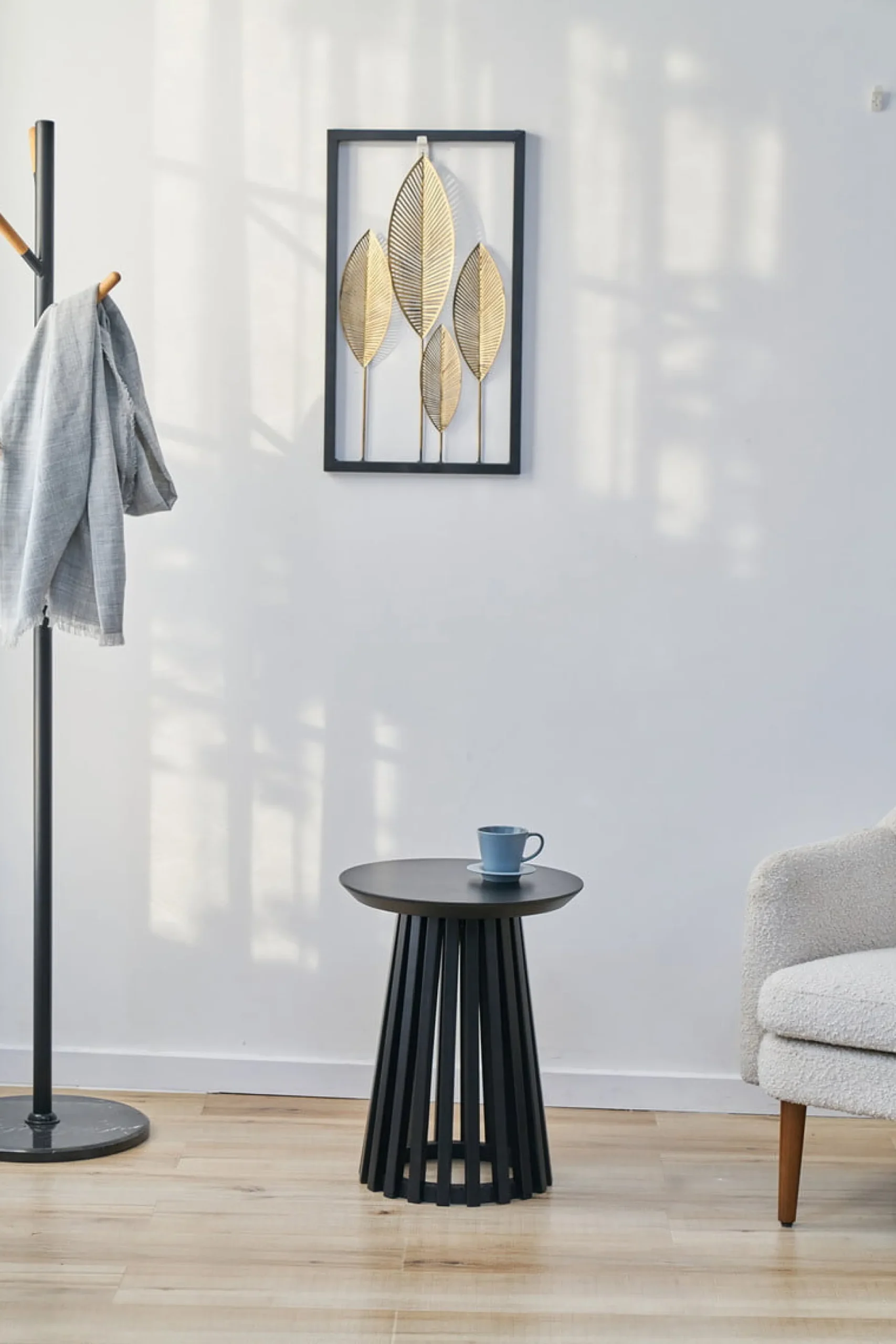 Bijzettafel Yenisei Zwart 40x50x40 cm