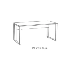 Bureau Newton 140cm