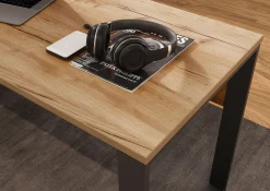 Bureau Orlando Grafiet Eiken 150 cm