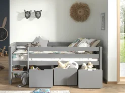 3-delige Ladenset Charlie Grijs