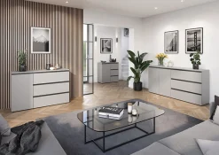 Dressoir Alec Grijs 135 cm