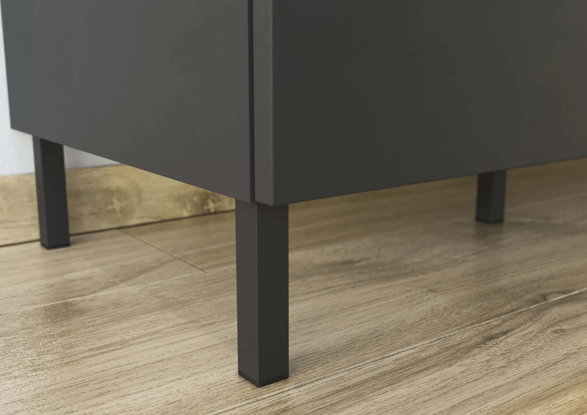 Dressoir Amalfi Grafiet-Eiken S