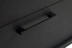 Dressoir Myron Zwart 164 cm