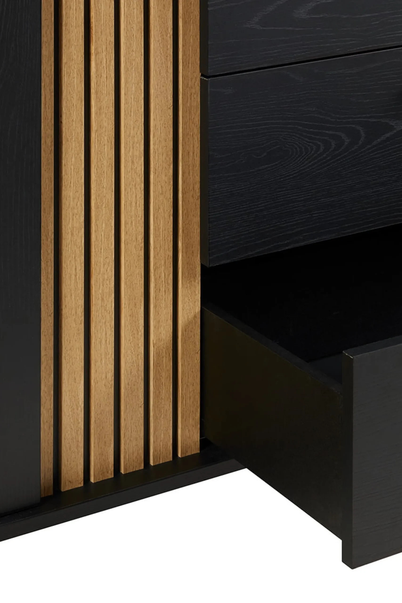 Dressoir Myron Zwart 216 cm