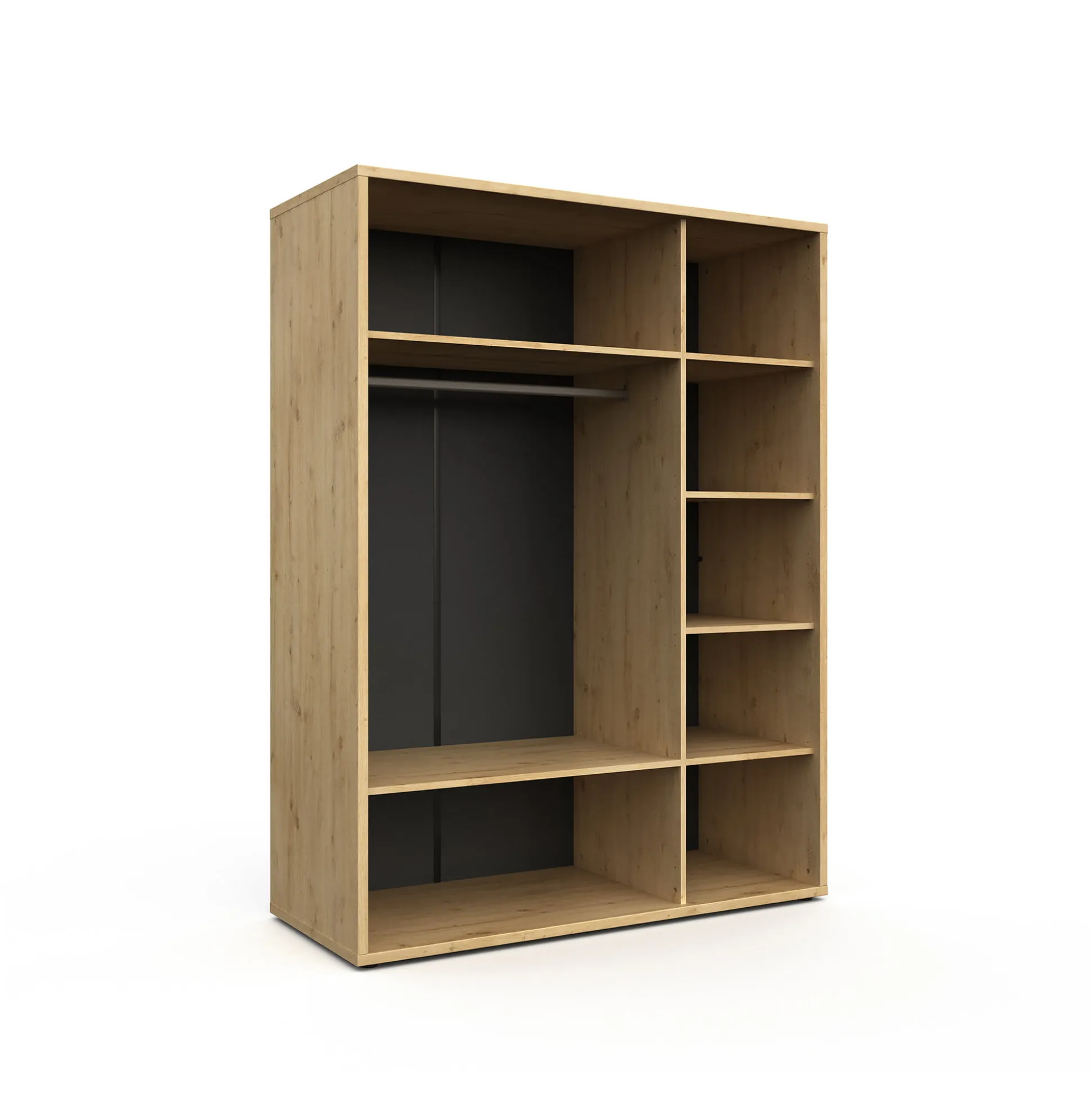 Driedeurskast Gabon Eiken