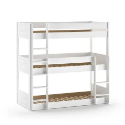 Driepersoons Stapelbed Jonas Wit