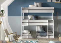 Driepersoons Stapelbed Jonas Wit