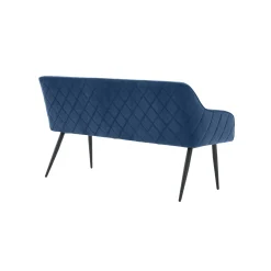 Eetkamerbank Darcy Blauw Velours