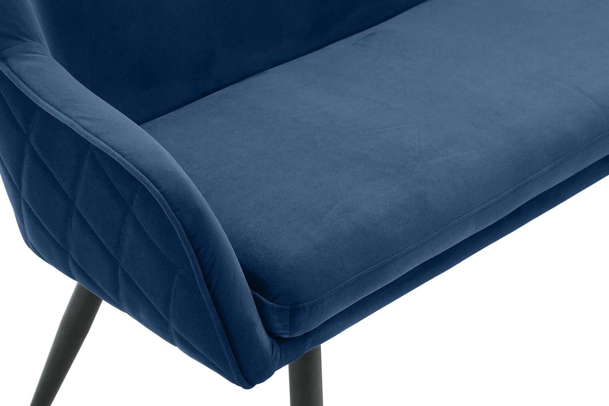 Eetkamerbank Darcy Blauw Velours