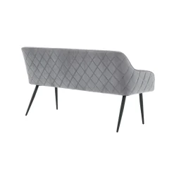 Eetkamerbank Darcy Grijs Velours