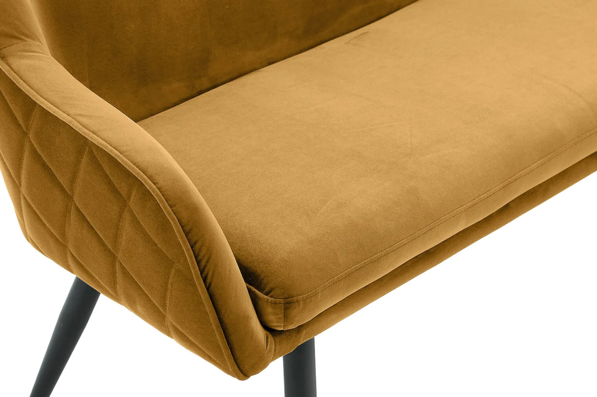 Eetkamerbank Darcy Mosterd Velours