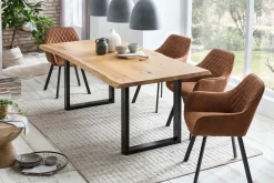 Eetkamerstoel Silves Bruin – Set van 2