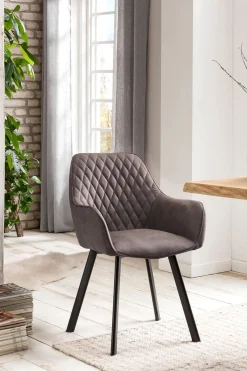 Eetkamerstoel Silves Taupe – Set van 2