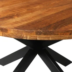 Eetkamertafel Hendrik 130cm rond Mangolia