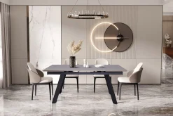 Eetkamertafel Jef Grijs 160-240 cm