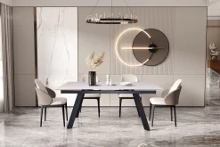 Eetkamertafel Jef Wit 160-240 cm