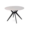 Eetkamertafel Jody Wit Glans Rond 110 cm