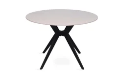 Eetkamertafel Jody Wit Glans Rond 110 cm