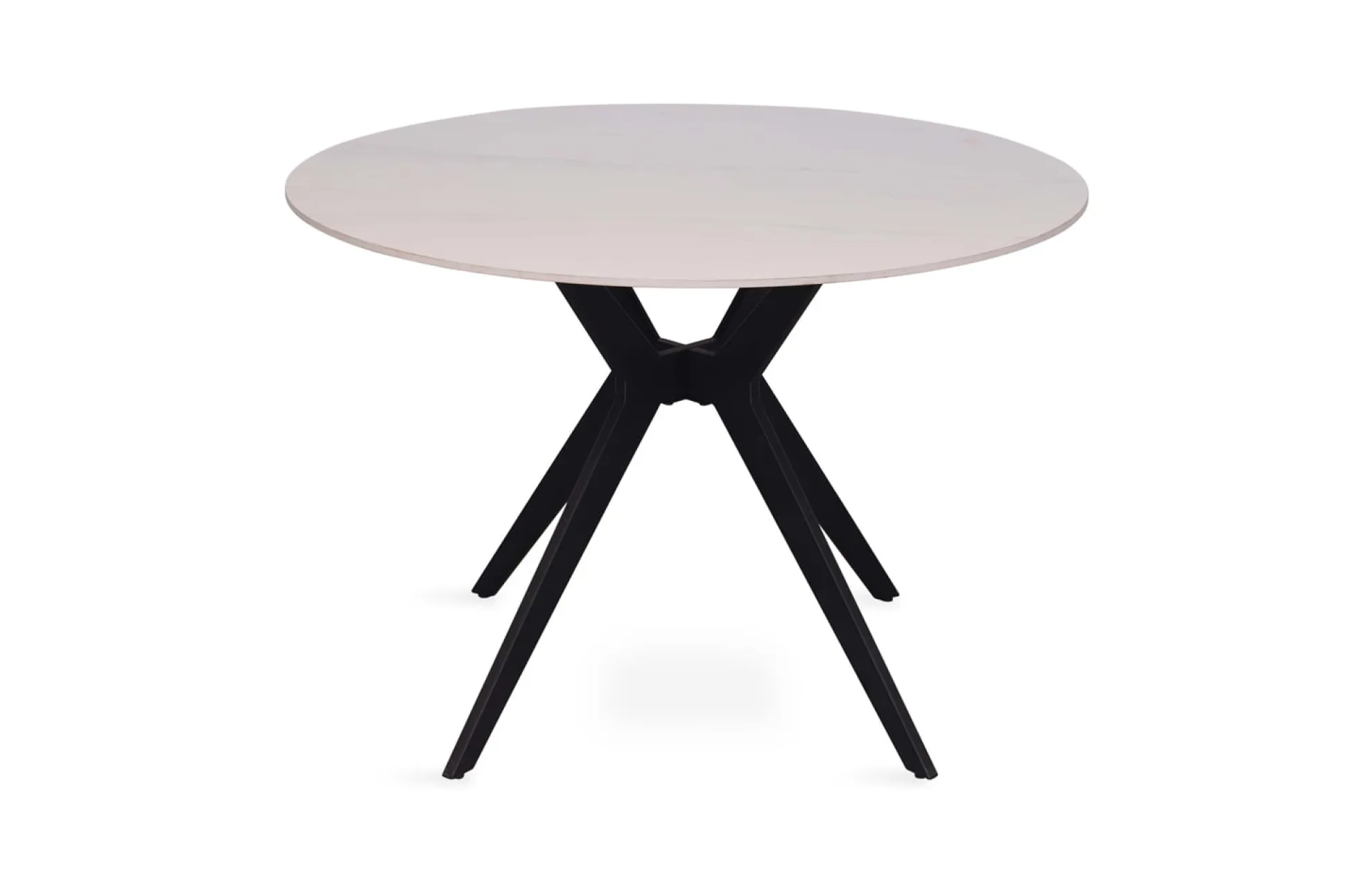 Eetkamertafel Jody Wit Glans Rond 110 cm