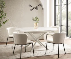 Eetkamertafel Koya Wit 120 cm