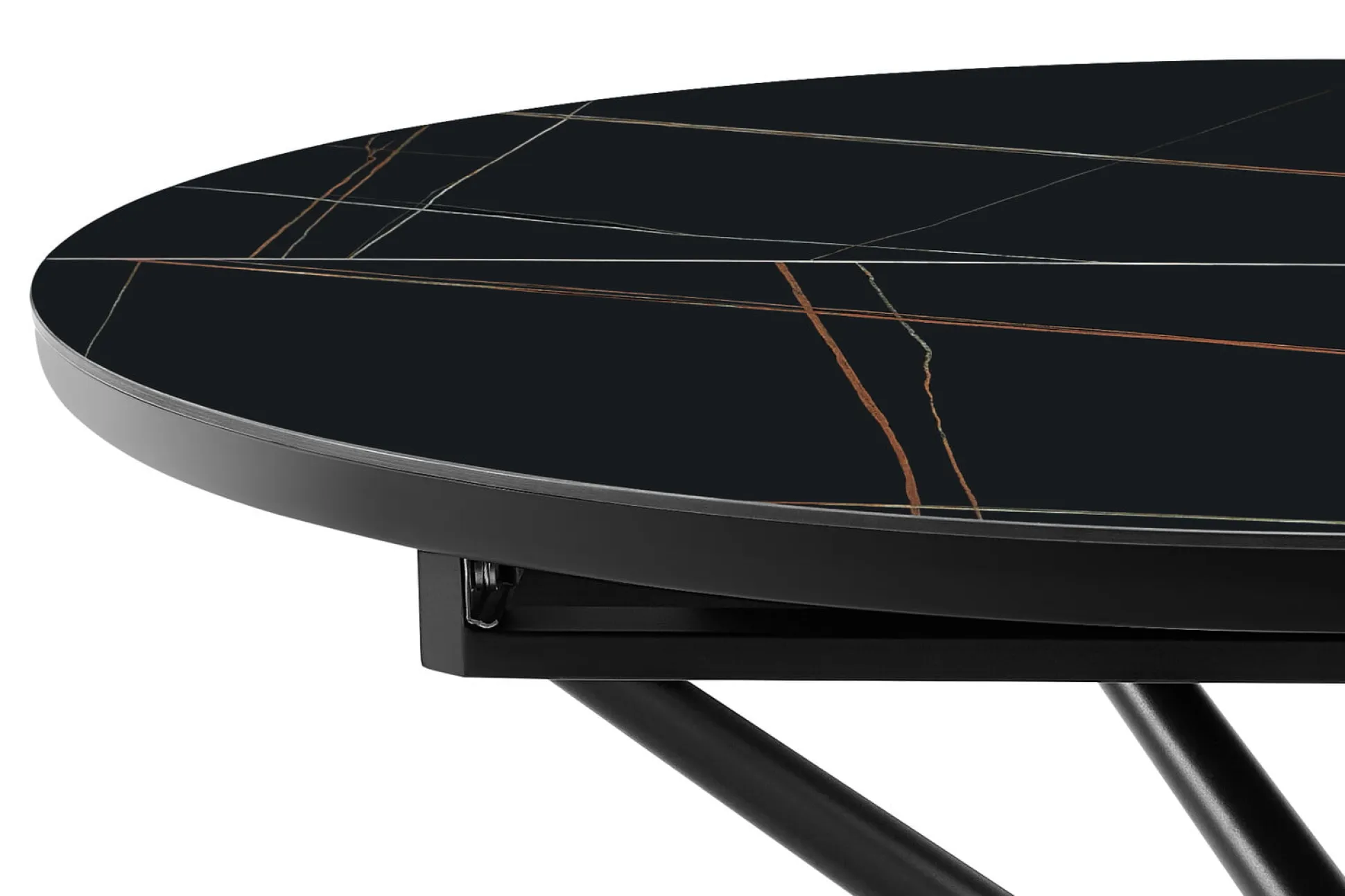 Eetkamertafel Koya Zwart 120 cm