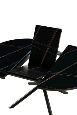 Eetkamertafel Koya Zwart 120 cm