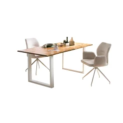 Eetkamertafel Lizzy Acacia 120x80cm