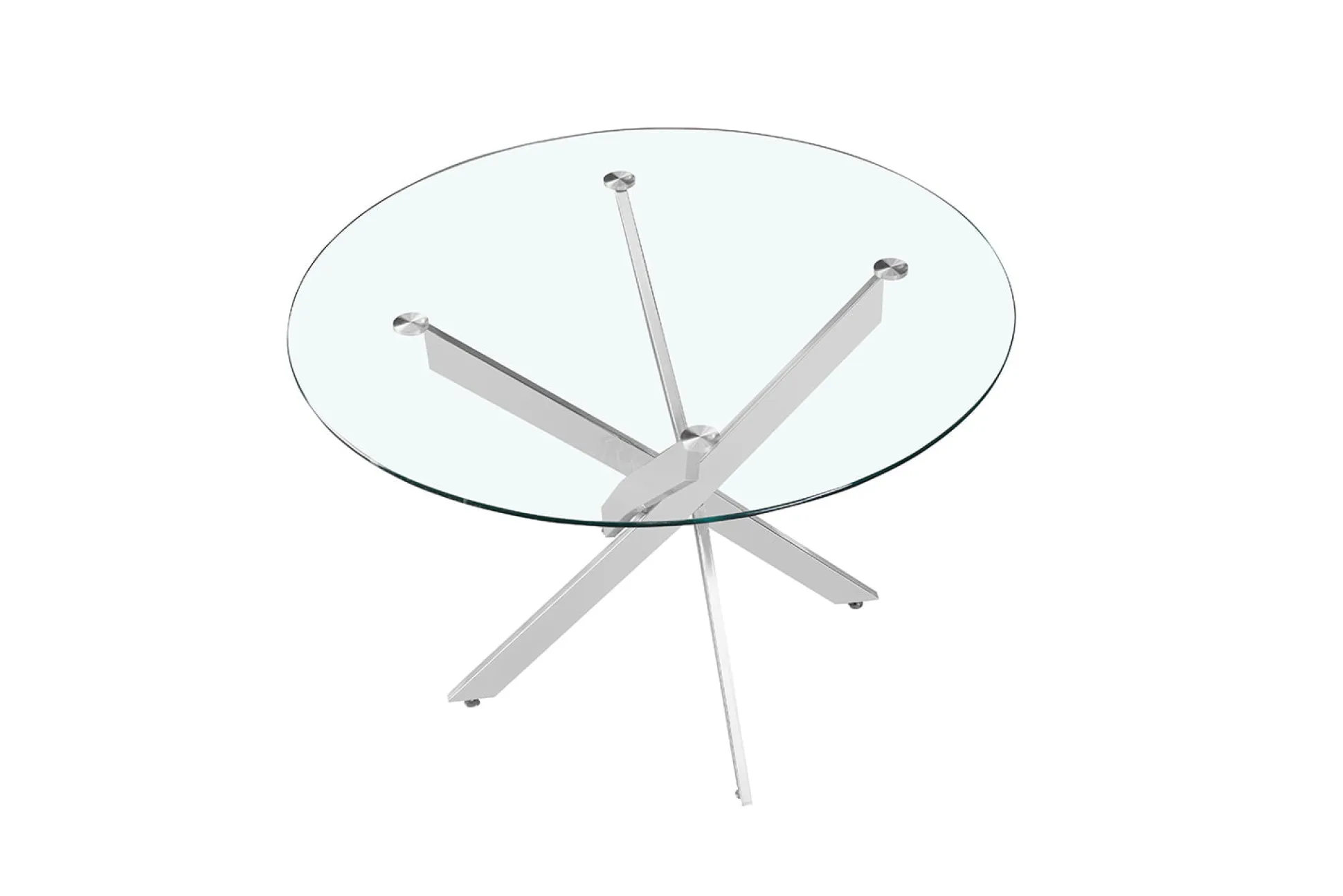 Eetkamertafel Martijn Glas Rond 120 cm