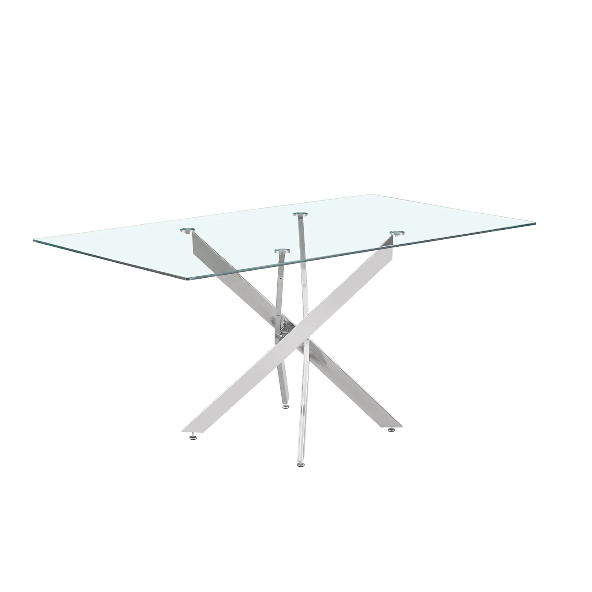 Eetkamertafel Martijn Glas 160 cm