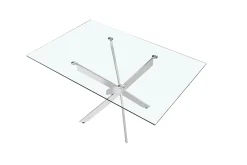 Eetkamertafel Martijn Glas 160 cm