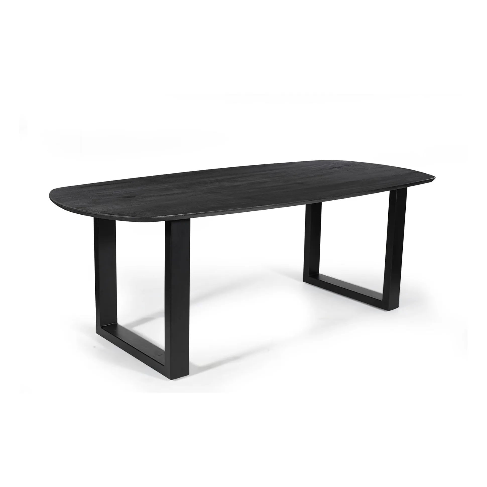 Eetkamertafel Monaco Zwart Ovaal 220 cm