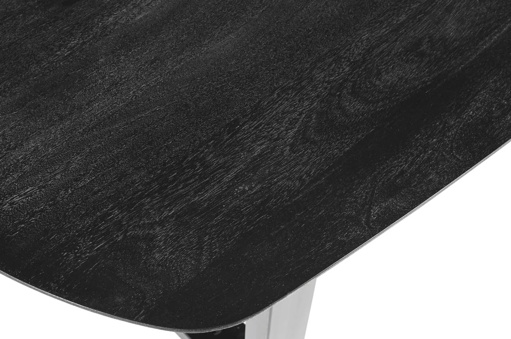 Eetkamertafel Monaco Zwart Ovaal 220 cm