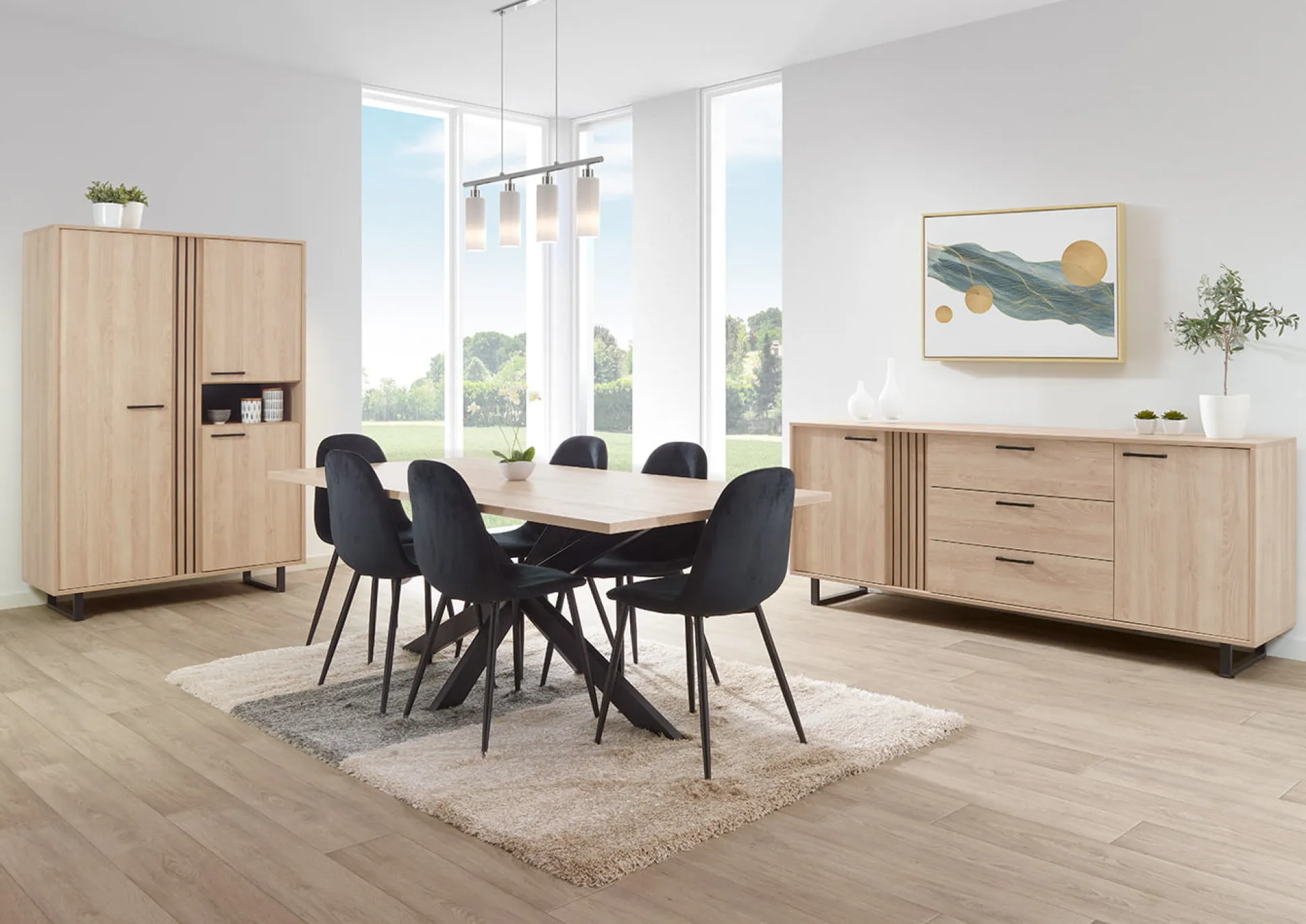 Eetkamertafel Myron Eiken 170 cm