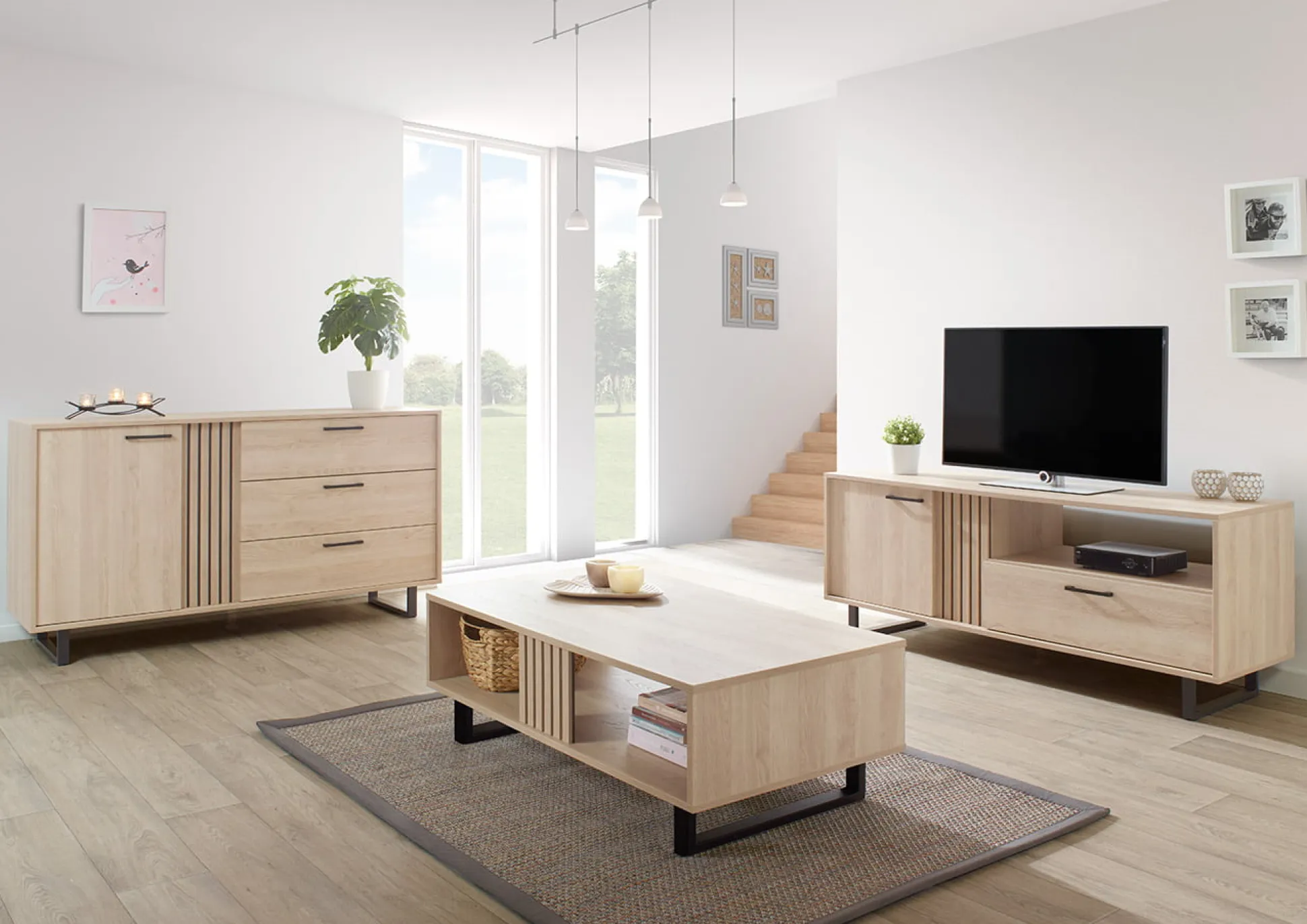 Eetkamertafel Myron Eiken 170 cm