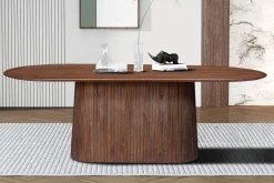 Eetkamertafel River Ovaal Lichtbruin 230 cm