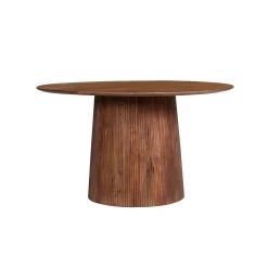 Eetkamertafel River Rond Lichtbruin 130 cm